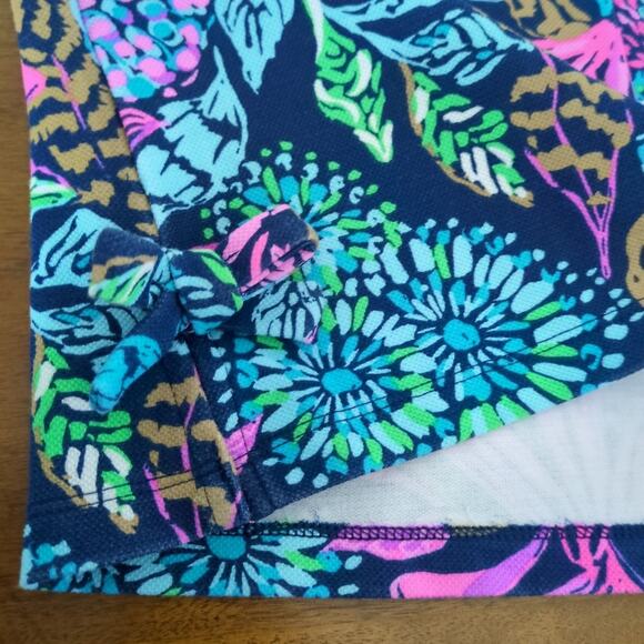 Lili Pulitzer Girls Little Lilly Knit Shift Dress CALYPSO COAST size Large 8-10 - Picture 10 of 11